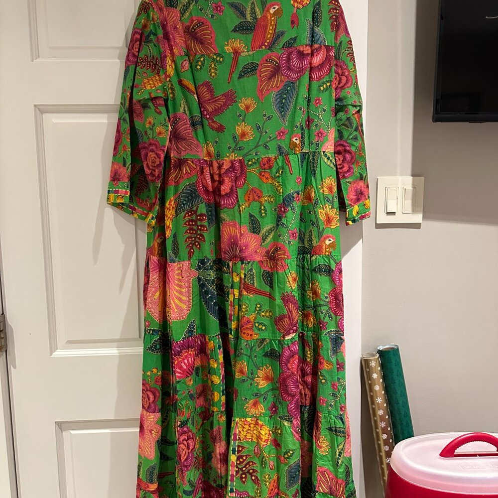 colorful multicolor maxi dress - Picture 4 of 5